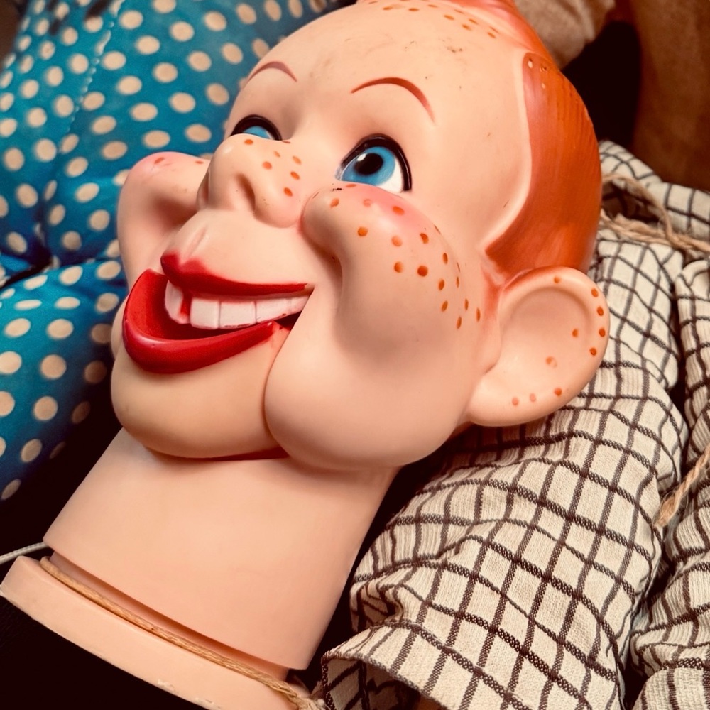Ventriloquist Dummy with Red Hair